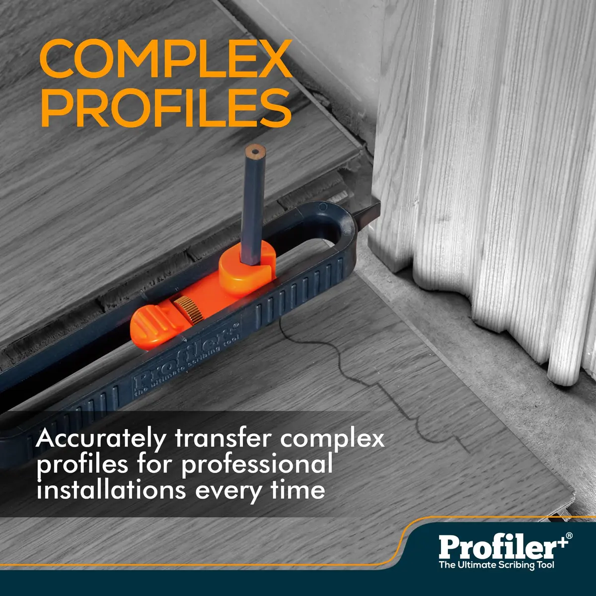 Profiler+ Multifunction Scribing Tool – Adaptable to Any Marker, Precise Woodworking & Carpentry (0.5mm) | UK Made - view 4