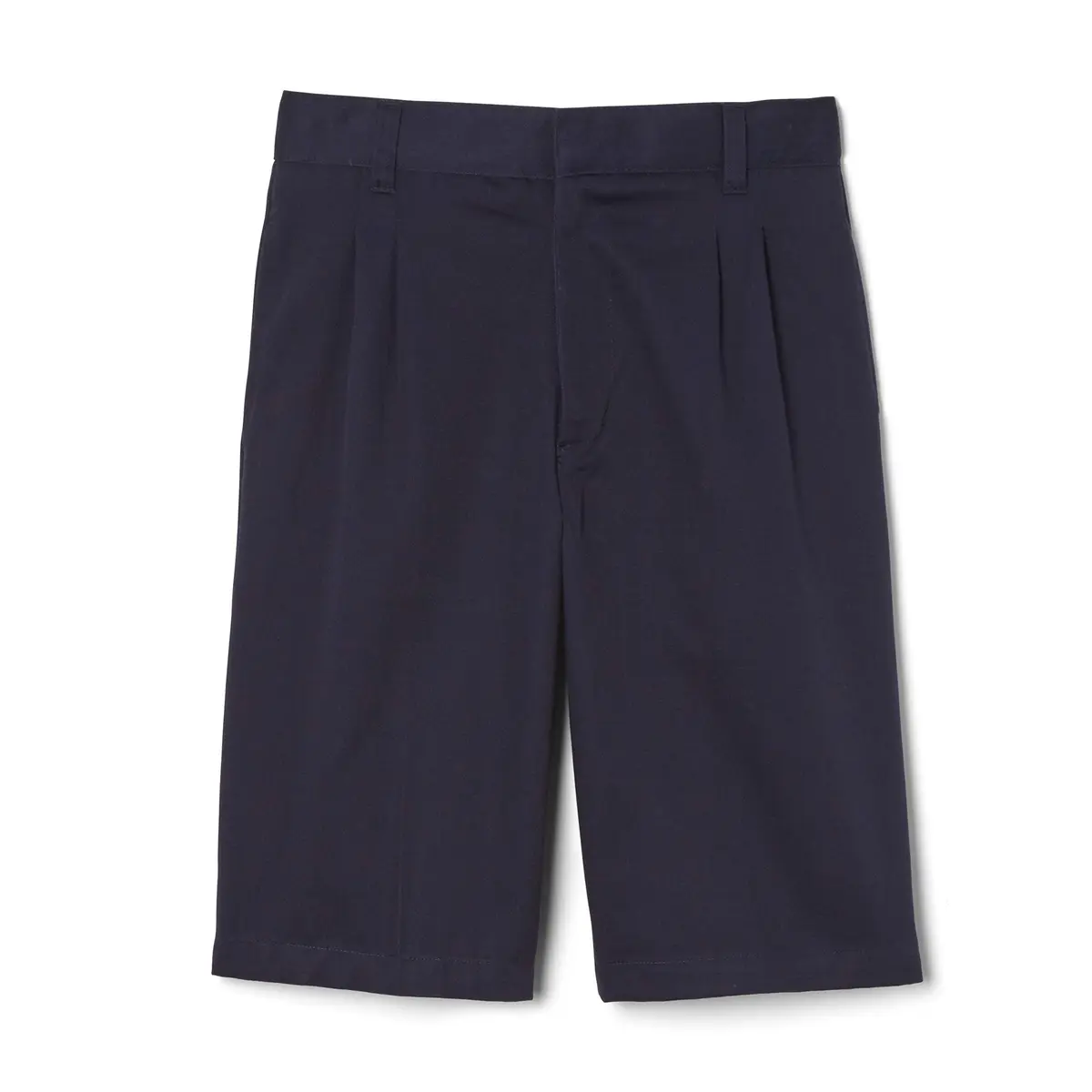 French Toast Boys' Adjustable Waist Twill Pleated Short, Navy, 16 | Wrinkle-Resistant, Perfect Fit for Indian Boys - view 5