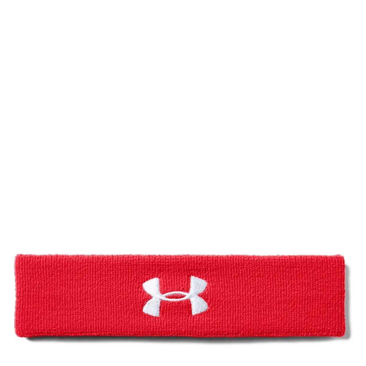 Under Armour Men's Performance Headband Red/White | Sweat-Wicking & Quick-Dry for Sports - main product image