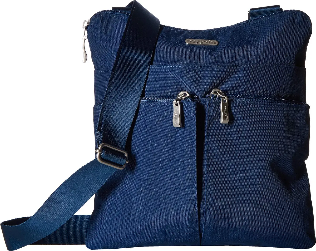 Baggallini Women's Horizon Crossbody 10x10.5" Water-Resistant Nylon Purse with RFID Wristlet - main product image