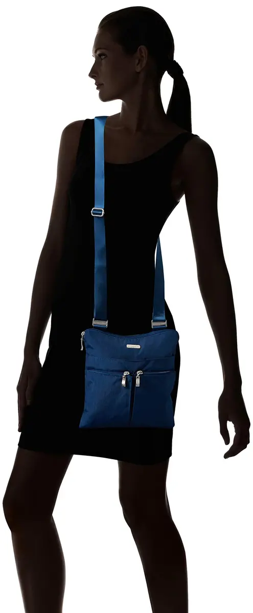 Baggallini Women's Horizon Crossbody 10x10.5" Water-Resistant Nylon Purse with RFID Wristlet - view 2