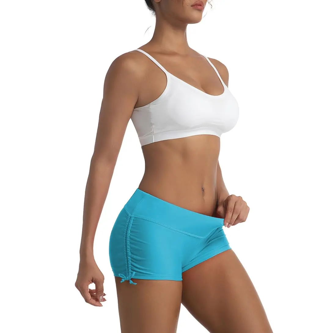 Micosuza Women's Beach Shorts Swimwear Blue XS | UPF 50+ Quick Dry Comfort - view 5