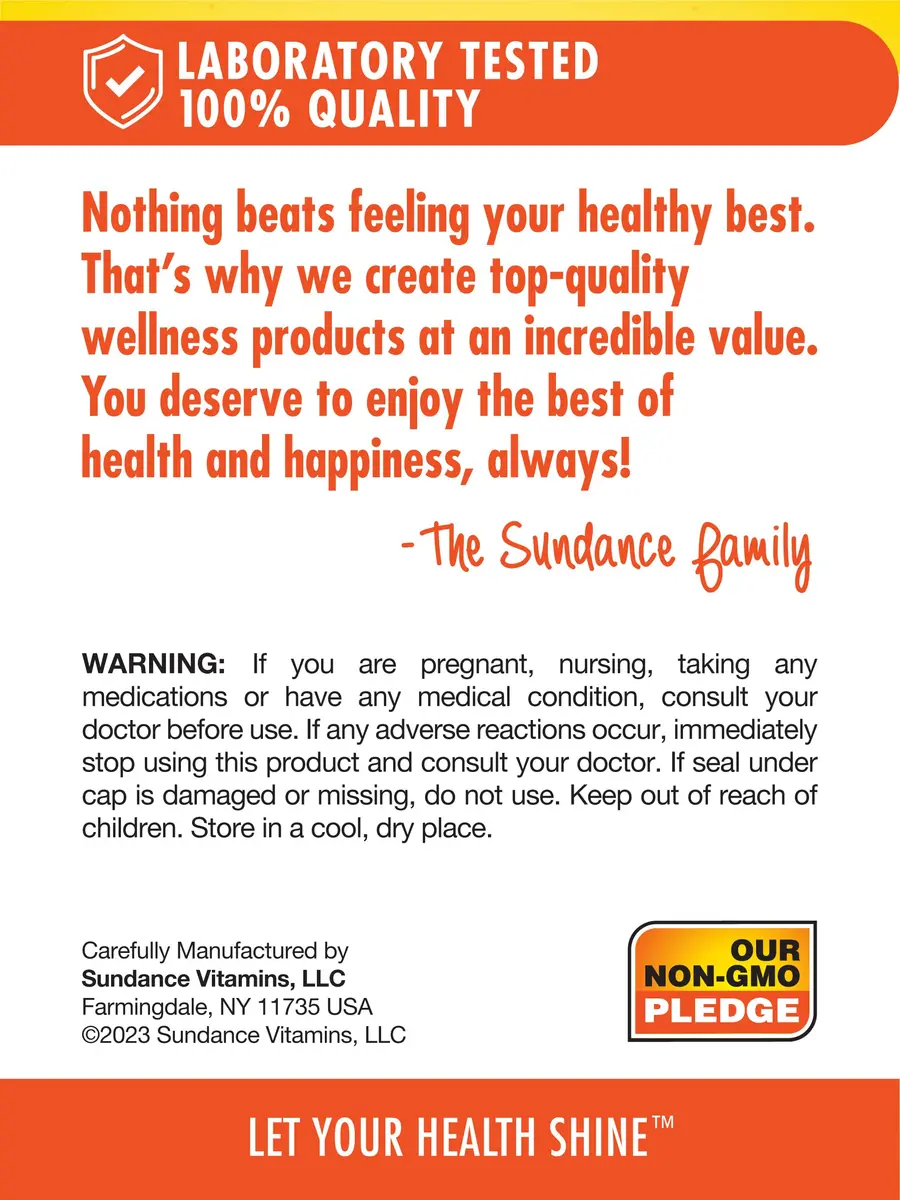 Sundance L-Carnitine 500mg | 60 Capsules for Energy & Heart Support - view 5