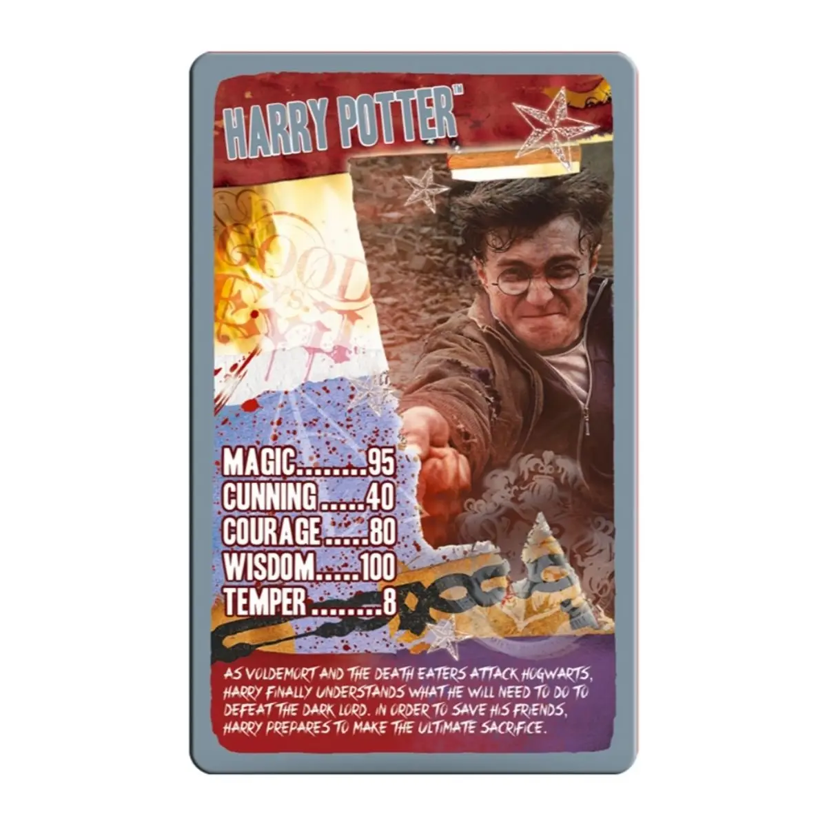 Top Trumps Harry Potter and the Deathly Hallows Part 2 Card Game 29 Cards | Educational & Portable Fun - view 2