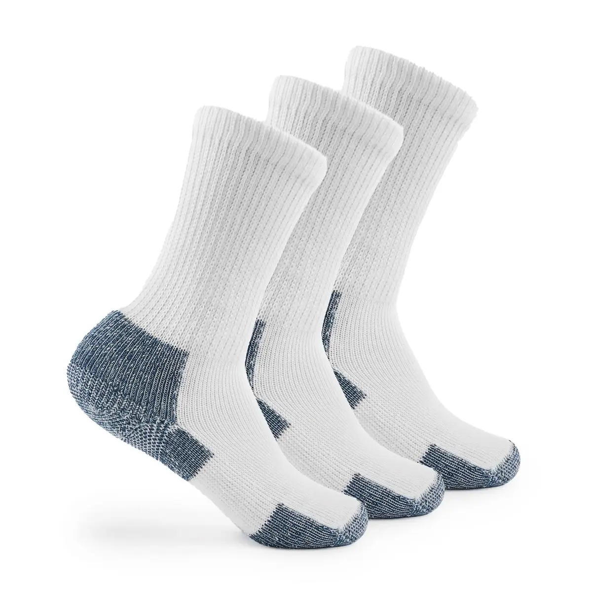 Thorlos Xj Max Cushion Crew Running Socks | Maximum Padding for Long Runs, Large US - main product image