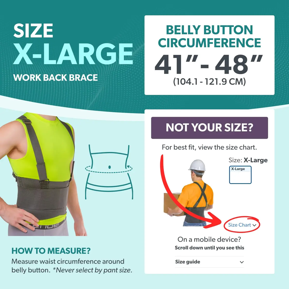 BraceAbility Work Back Brace - Industrial Lower Back Support Belt for Men & Women in Construction, Warehouse, Heavy Lifting | Adjustable Suspender Straps - view 2