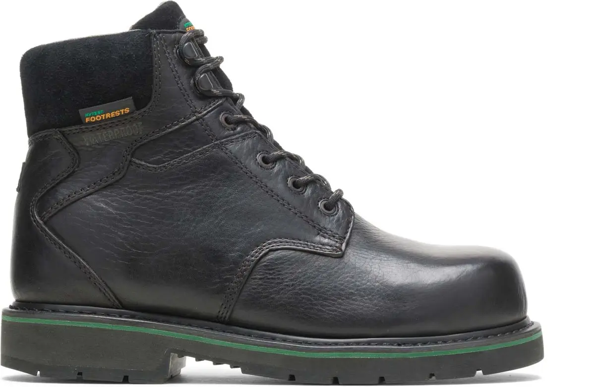 HyTest Mens 6 Black Composite Toe Waterproof SR Boot 9.0 EEE | Durable Work Boot with Composite Toe - view 4