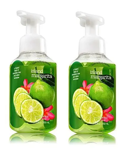Bath & Body Works Island Margarita Gentle Foaming Hand Soap Pack of 2 | Refreshing Scent, Dermatologist Tested - view 2