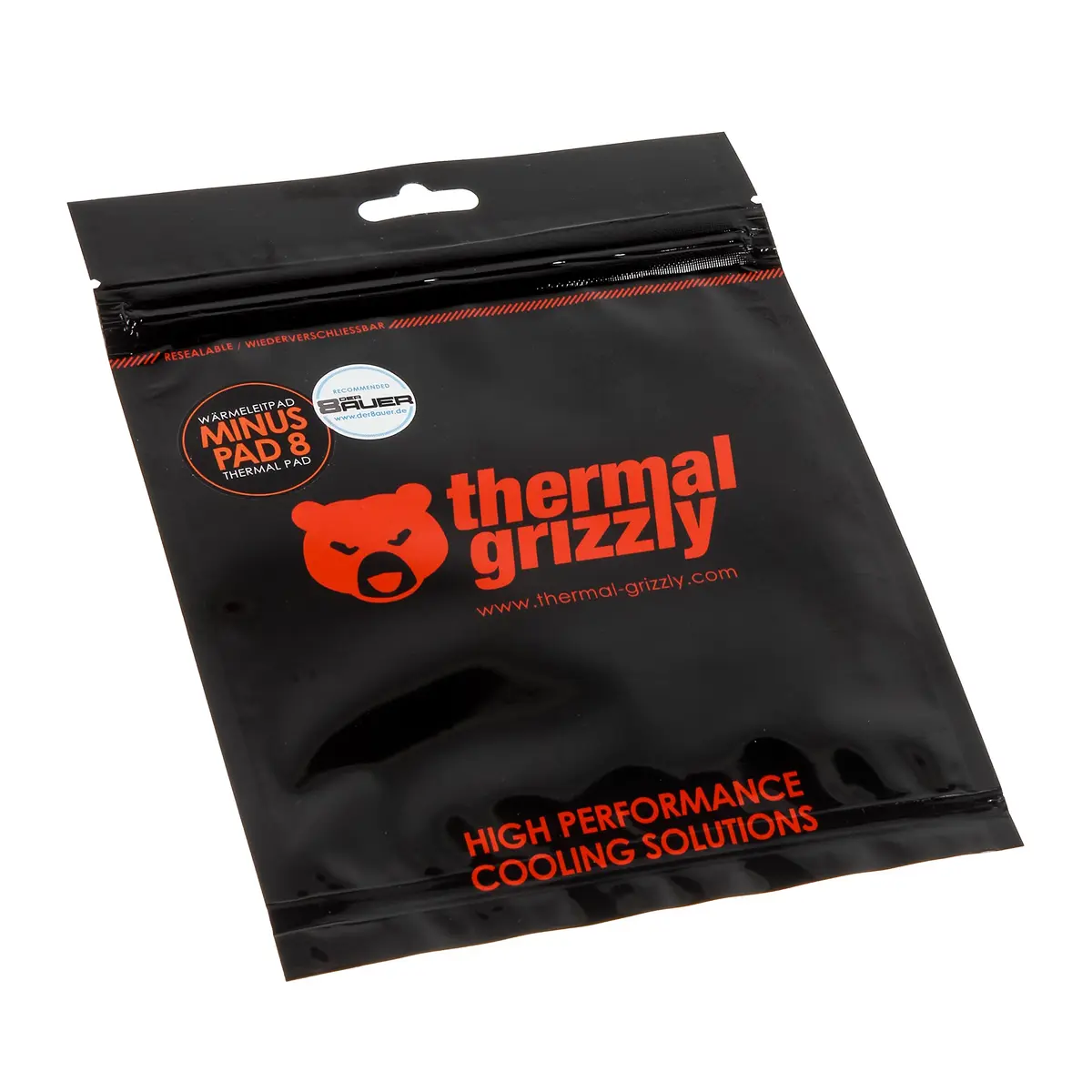Thermal Grizzly Minus Pad 8 120x20x1.5mm Thermal Interface Pad | 8W/(m·K) Conductivity for GPUs & SSDs - view 2