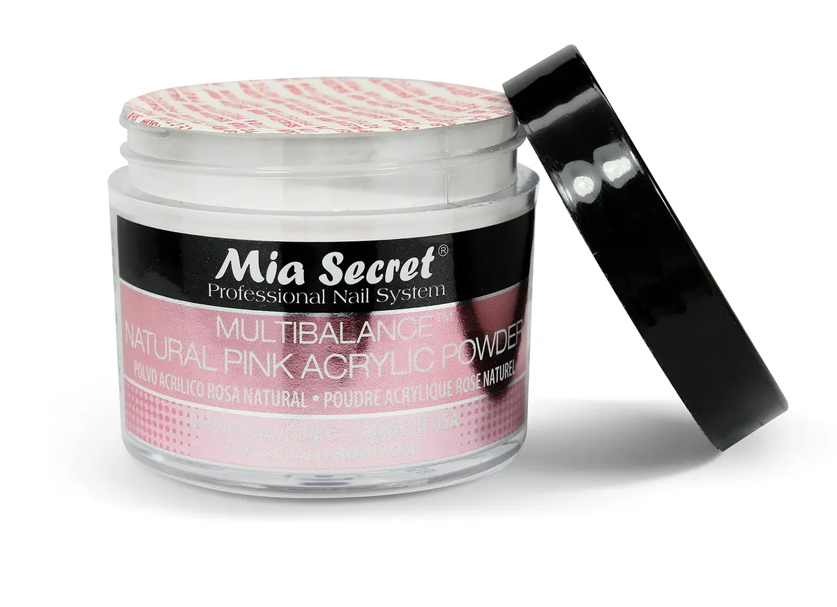 Mia Secret Multibalance Natural Pink Acrylic Powder 2 Oz | Salon-Quality Nail Art - view 6