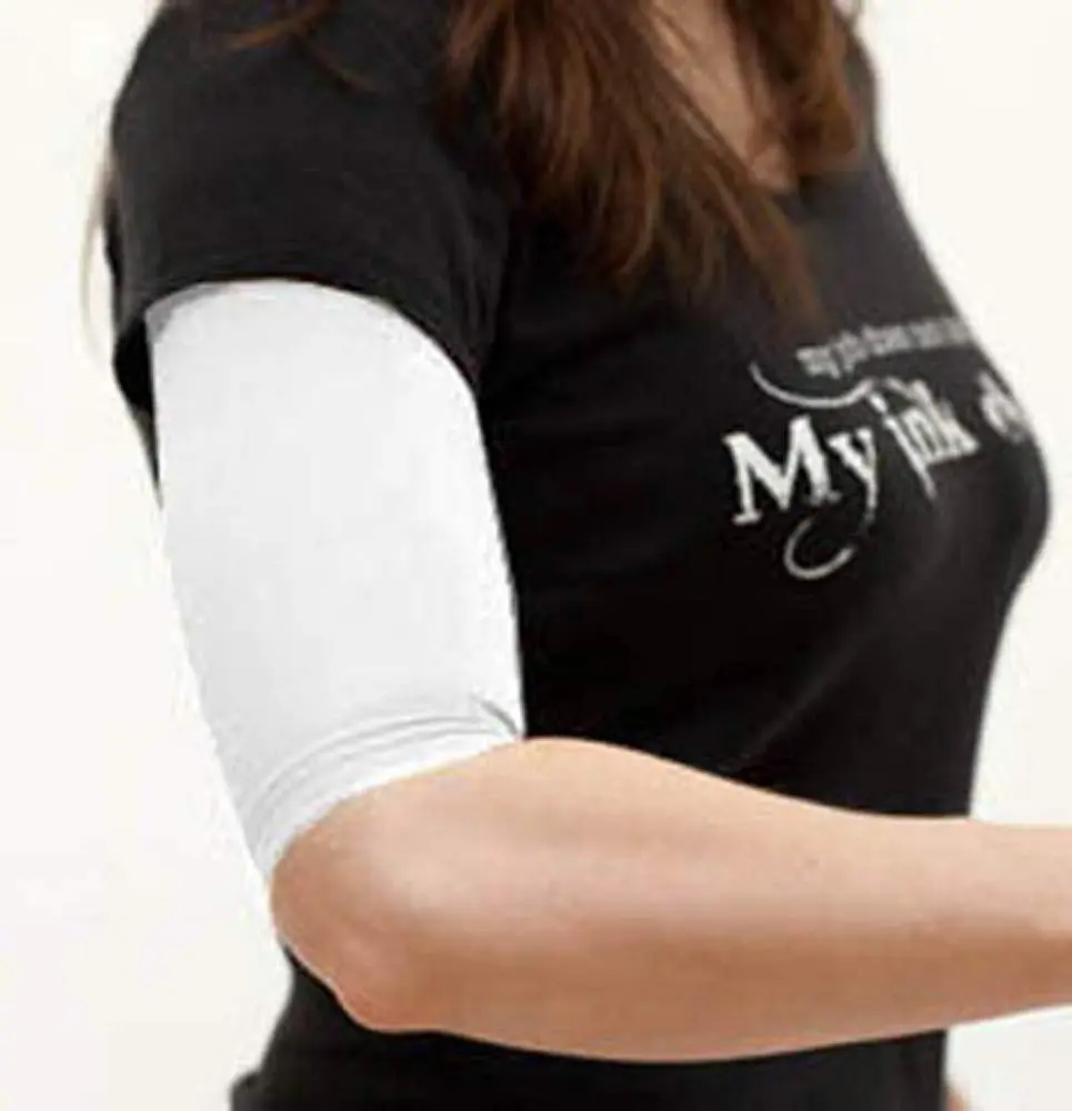 Tatjacket Large White Unisex Arm Sleeve | UPF 50 Tattoo Concealer & Coverage (110 characters) - main product image