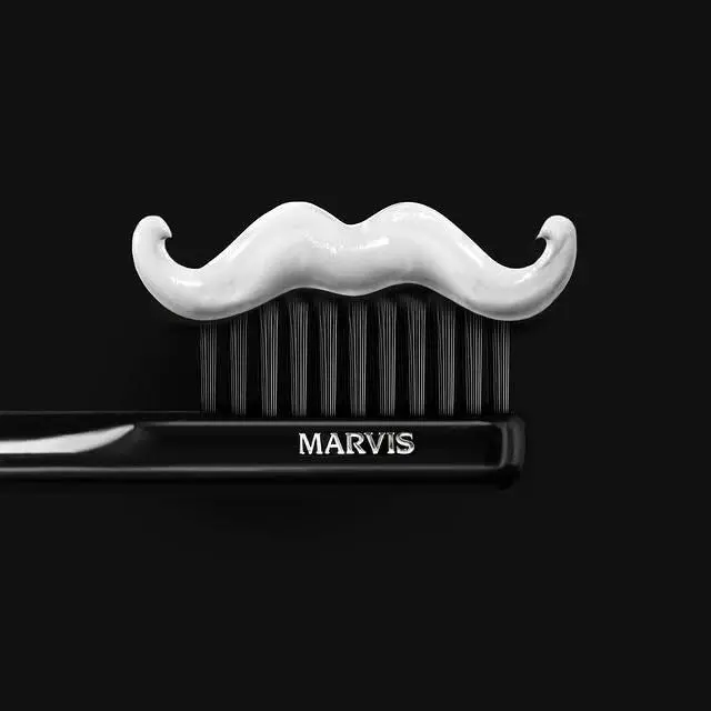 Marvis Toothbrush Medium Nylon Bristle Silver | Lightweight & Travel-Friendly - view 4