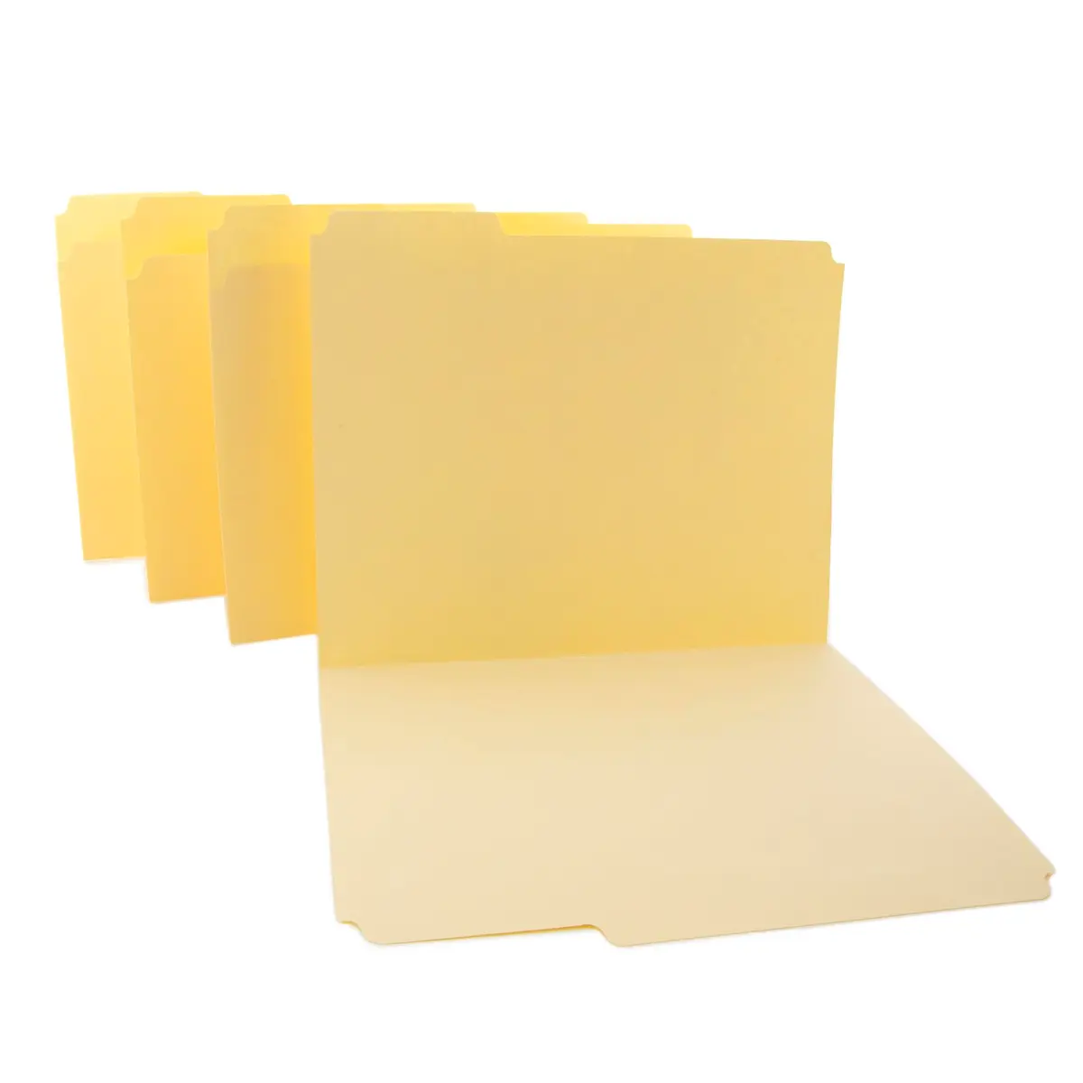 BAZIC Products Manila File Folders 1/3-Cut Letter Size 12-Pack | Durable Paper Stock for Office, School, Home - view 6