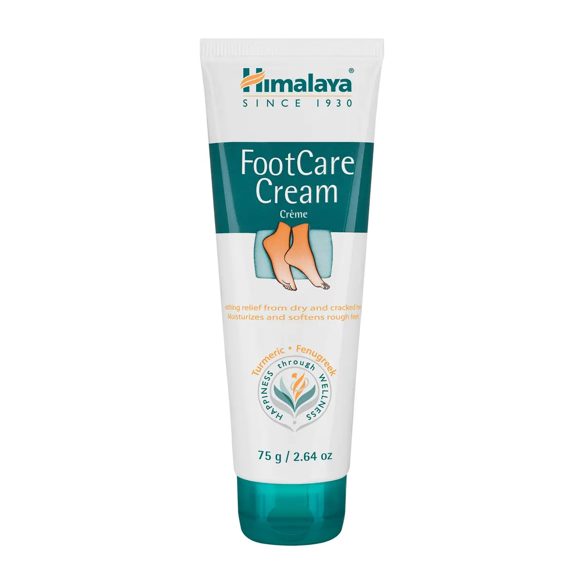 Himalaya FootCare Cream, 2.64 oz | Moisturizes & Hydrates Dry Feet & Cracked Heels - main product image