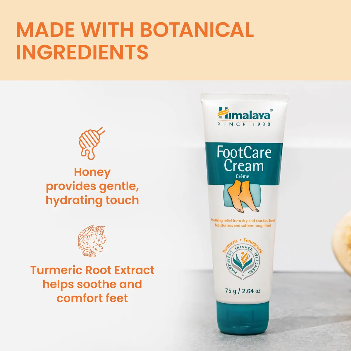 Himalaya FootCare Cream, 2.64 oz | Moisturizes & Hydrates Dry Feet & Cracked Heels - view 6