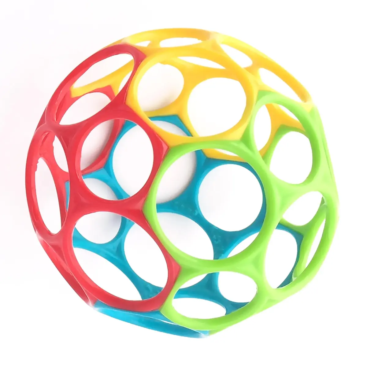 Bright Starts Oball Classic Easy Grasp Ball 10.16cm (4 Inches) | BPA-Free Infant Toy for Newborns and up - main product image