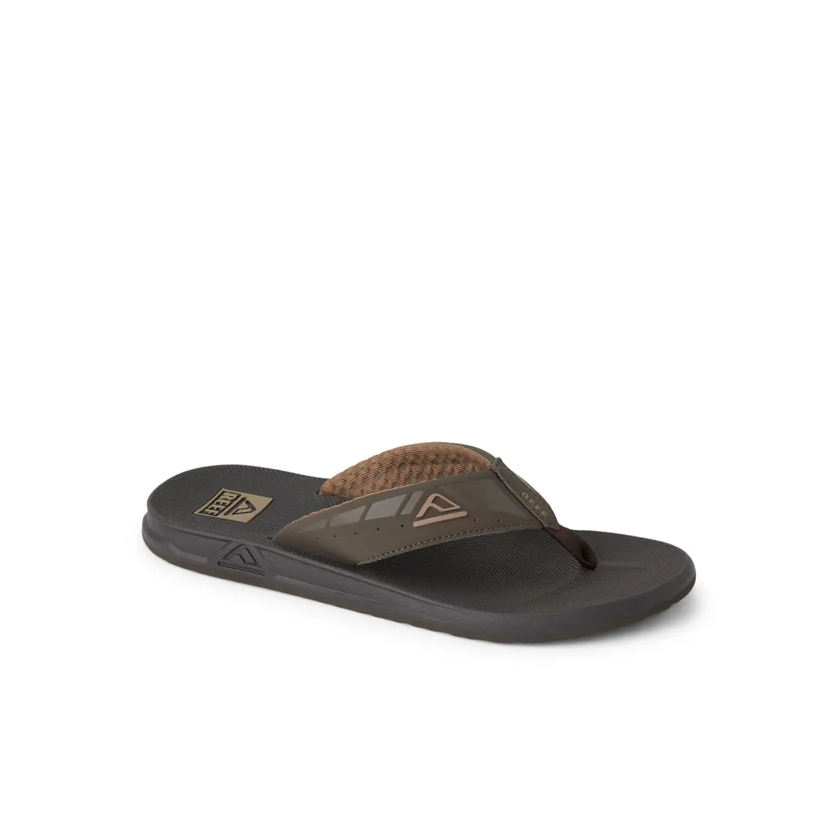 Reef Phantoms Mens Beach Flip Flop Water Friendly Supportive Molded Footbed Brown 9 - view 8