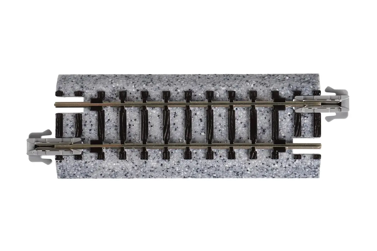 Kato N Unitrack 62mm 2 7/16 inch Straight Track | 4pcs Plastic Hobby Model - view 2