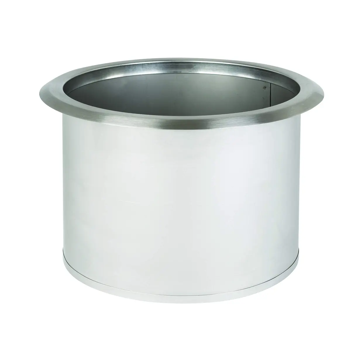 Dispense-Rite TCD-3-NB Drop-in Trash Chute 8.25" Diameter Stainless Steel | No Bottom, Medium - main product image
