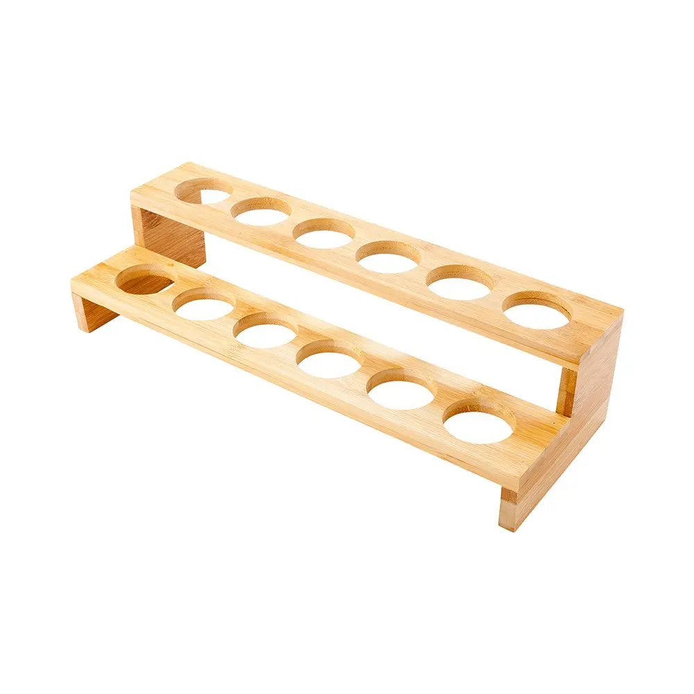 Restaurantware Multi Level Food Cone and Sushi Hand Roll Display Stand 13.5" | Eco-Friendly Bamboo - view 2
