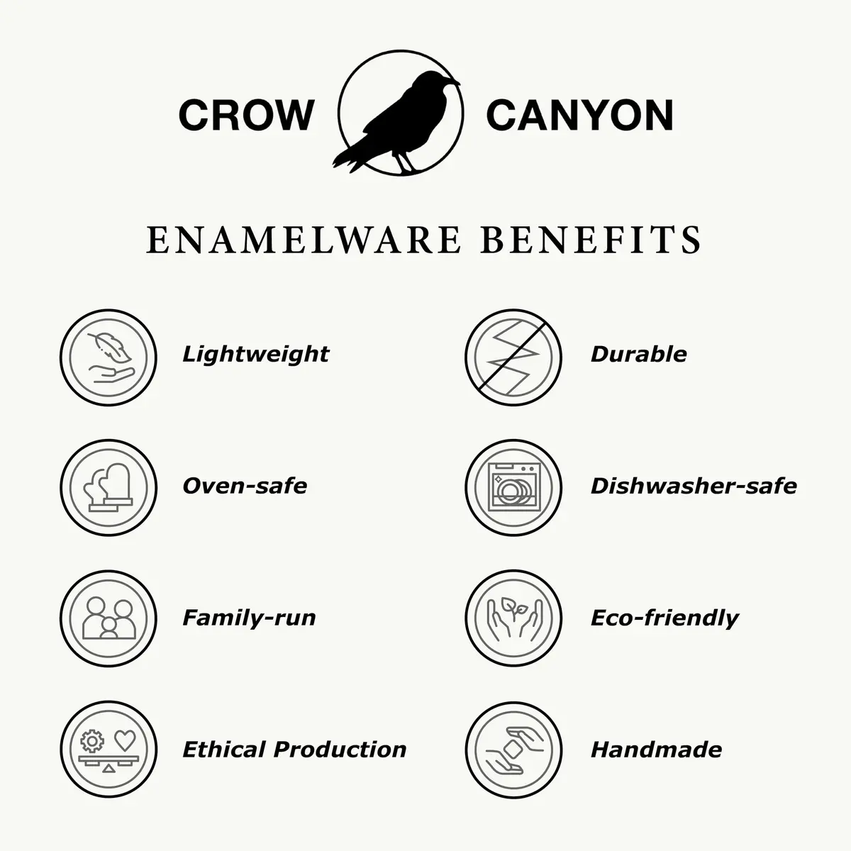 Crow Canyon Home Enamelware Mug, 12 oz | Durable, Lightweight & Versatile for Hot Beverages - view 3