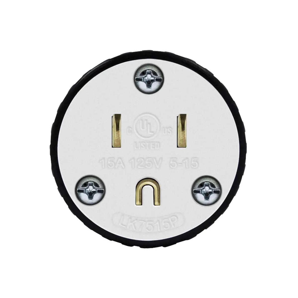 ENERLITES NEMA 5-15P Straight Blade Plug 15A 125V | Industrial Grade Heavy Duty UL Listed - view 2