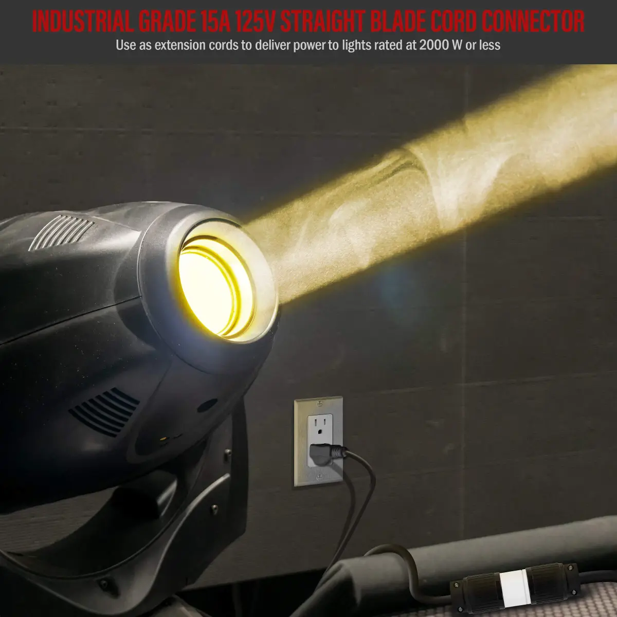ENERLITES NEMA 5-15R Straight Blade Connector, Female Cord Ends, Black | Industrial Grade 15A 125V UL Listed - view 7