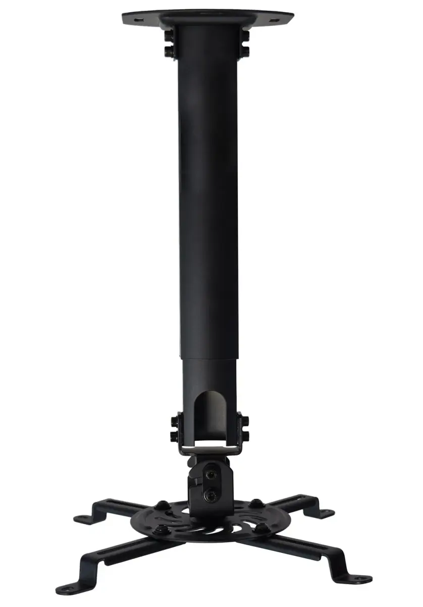 VIVO MOUNT-VP02B Black Extending Ceiling Projector Mount | 13.97 cm (5.5 in) to 31.75 cm (12.5 in) Mounting Range - main product image