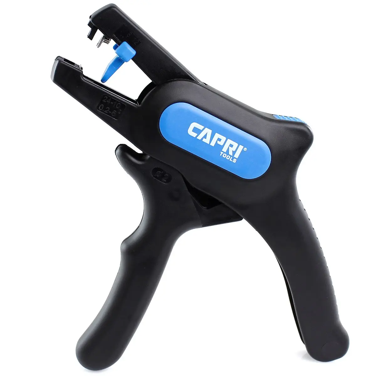 Capri Tools 20011 Automatic Wire Stripper and Cutter | Compact, Self-Adjusting, for 24-10 AWG Wires - main product image