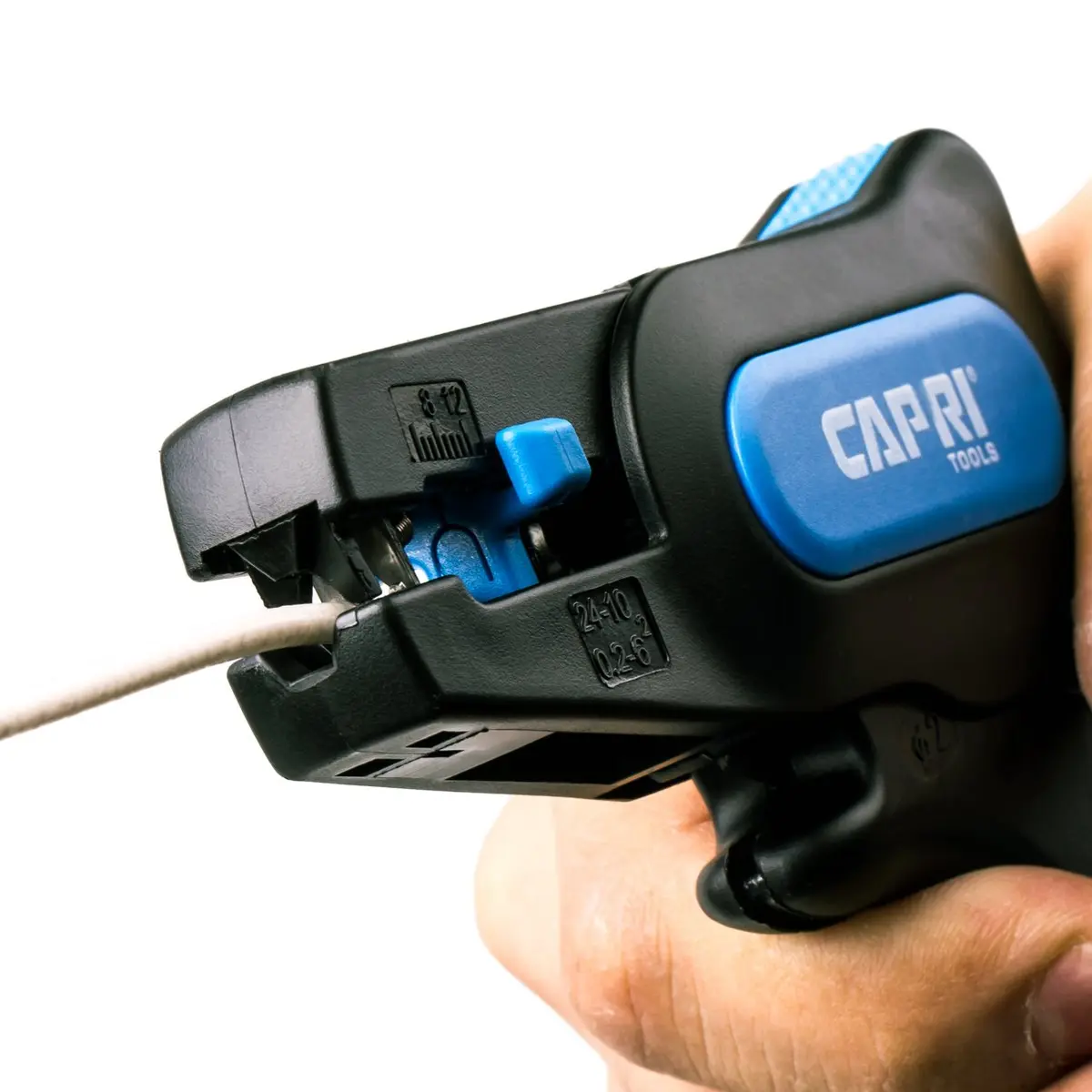Capri Tools 20011 Automatic Wire Stripper and Cutter | Compact, Self-Adjusting, for 24-10 AWG Wires - view 6