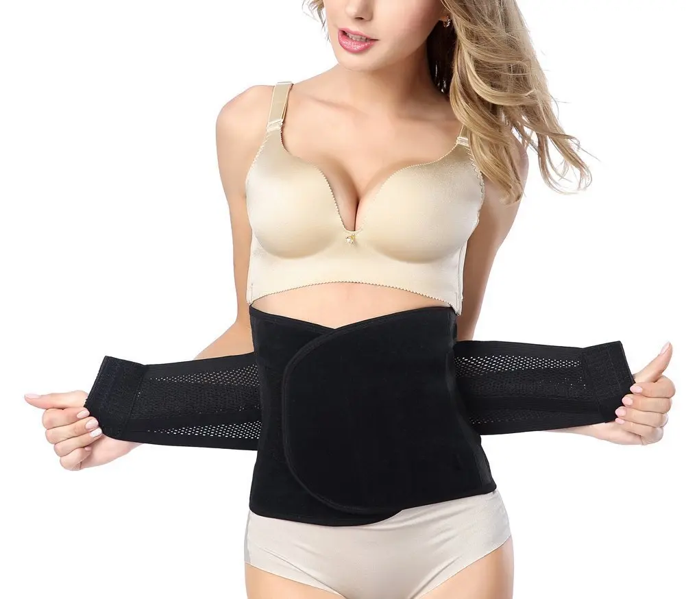 GOEGE Postpartum Belly Band 46" Length x 9" Width | Supports Recovery & Hernia Relief - view 5