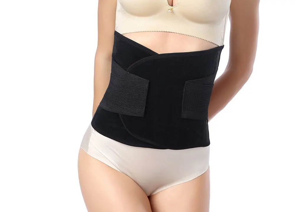 GOEGE Postpartum Belly Band 46" Length x 9" Width | Supports Recovery & Hernia Relief - view 3