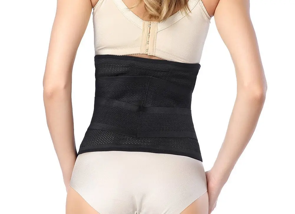 GOEGE Postpartum Belly Band 46" Length x 9" Width | Supports Recovery & Hernia Relief - view 4