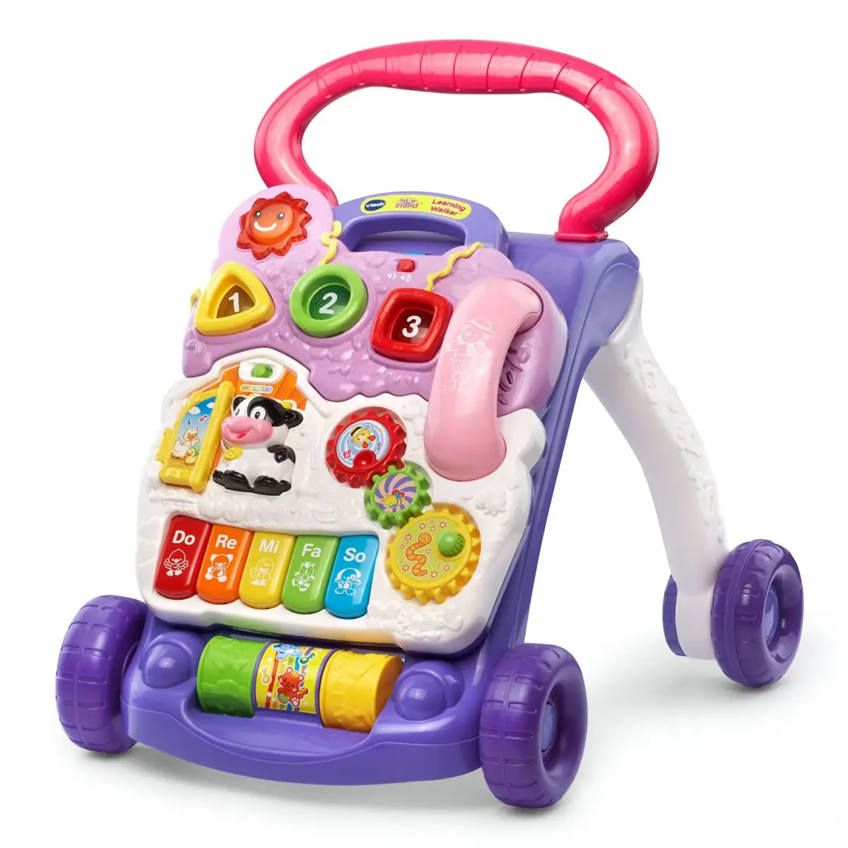 VTech Sit-to-Stand Learning Walker (Lavender) - Activity Walker with Toys | 41cm (16.5") x 36cm (14.2") x 46cm (18.1") - main product image