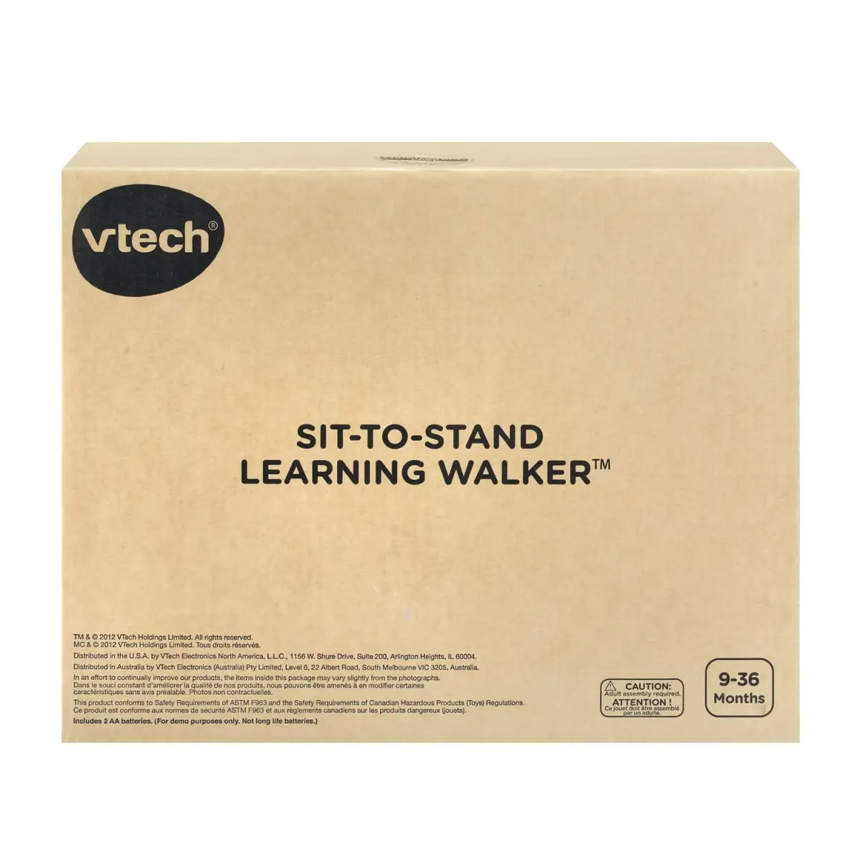 VTech Sit-to-Stand Learning Walker (Lavender) - Activity Walker with Toys | 41cm (16.5") x 36cm (14.2") x 46cm (18.1") - view 7