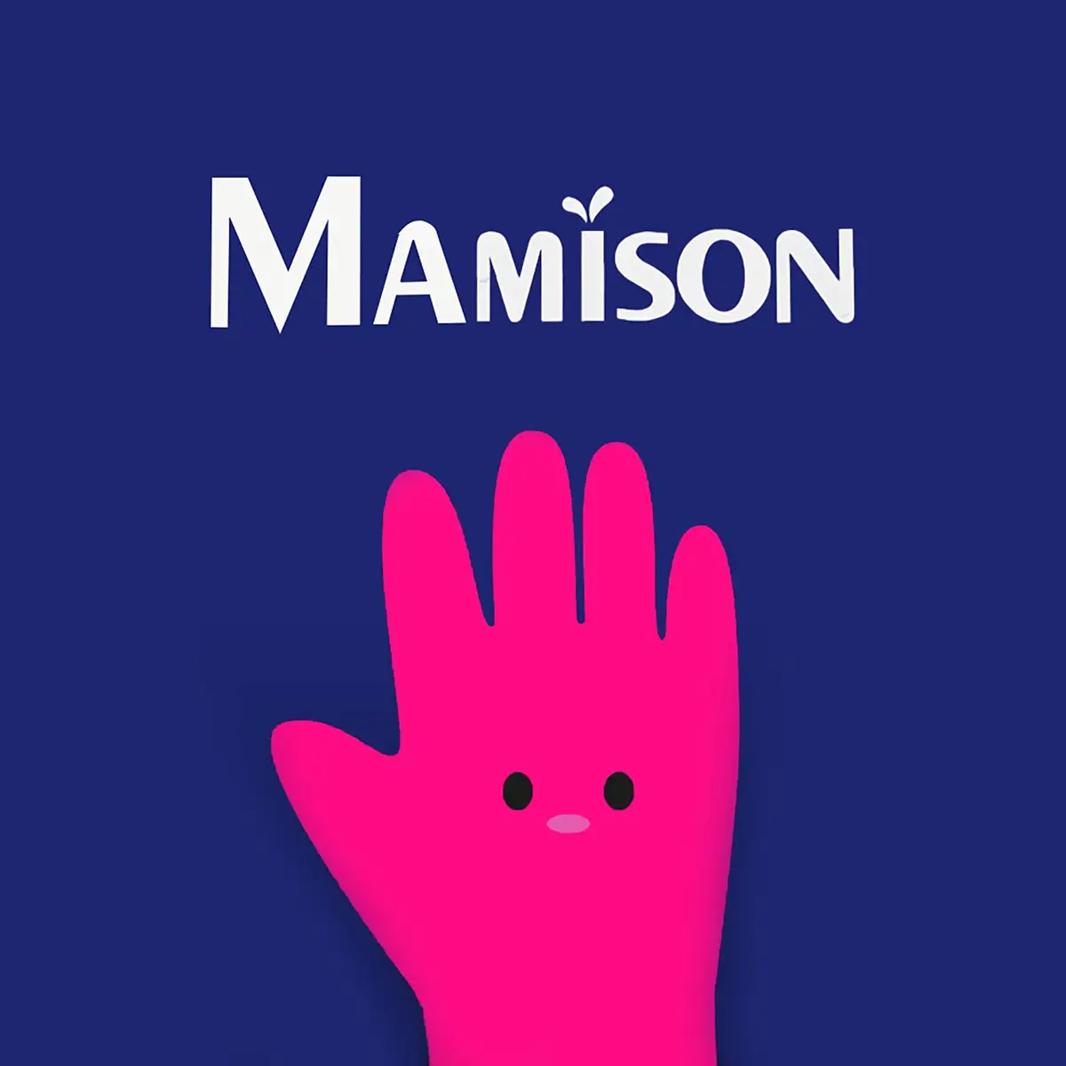 MAMISON Pink Protective Glove Medium | Waterproof Rubber Work & Lab Gloves (1 Pair) - view 7