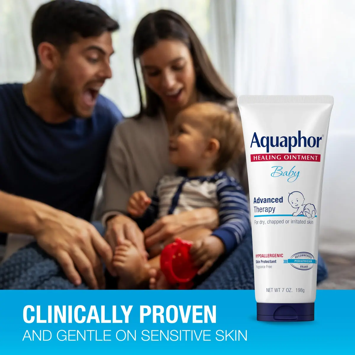 Aquaphor Baby Healing Ointment 198g (7 Oz) | Clinically Proven for Diaper Rash & Dry Skin - view 4