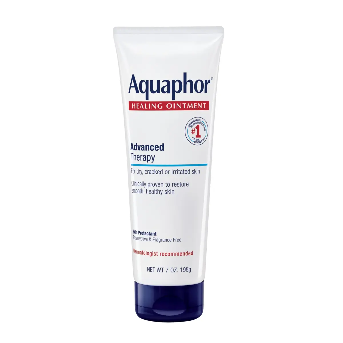 Aquaphor Advanced Therapy Healing Ointment 200ml (7 oz) | Clinically Proven Skin Protectant for Dry, Compromised Skin - main product image