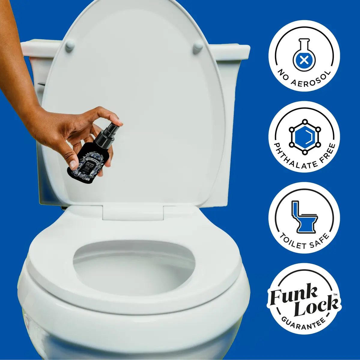 Poo-Pourri Royal Flush Toilet Spray 2 Fl Oz | Bathroom Odor Barrier with Essential Oils - view 2
