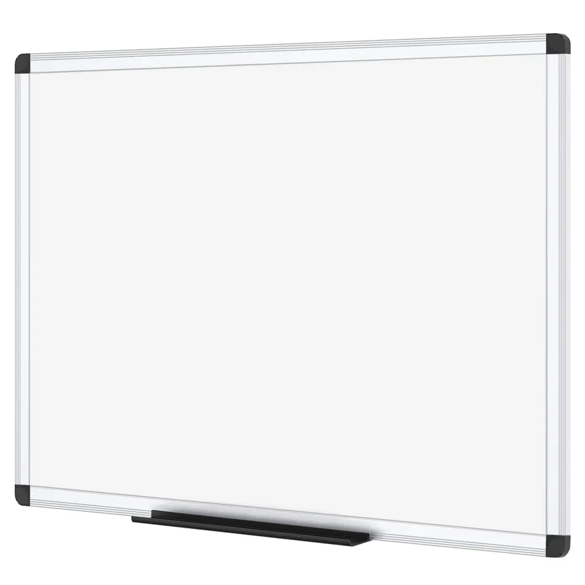 VIZ-PRO Magnetic Dry Erase Board 48 x 24 Inches Silver Aluminium Frame | Smooth Writing & Durable Surface - main product image