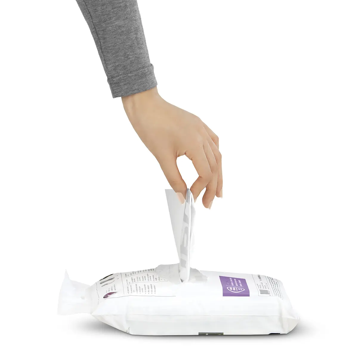 simplehuman Code K 60 Count Custom Fit Liners 30-45L | Mess-Free, Extra Thick, PCR Plastic - view 3