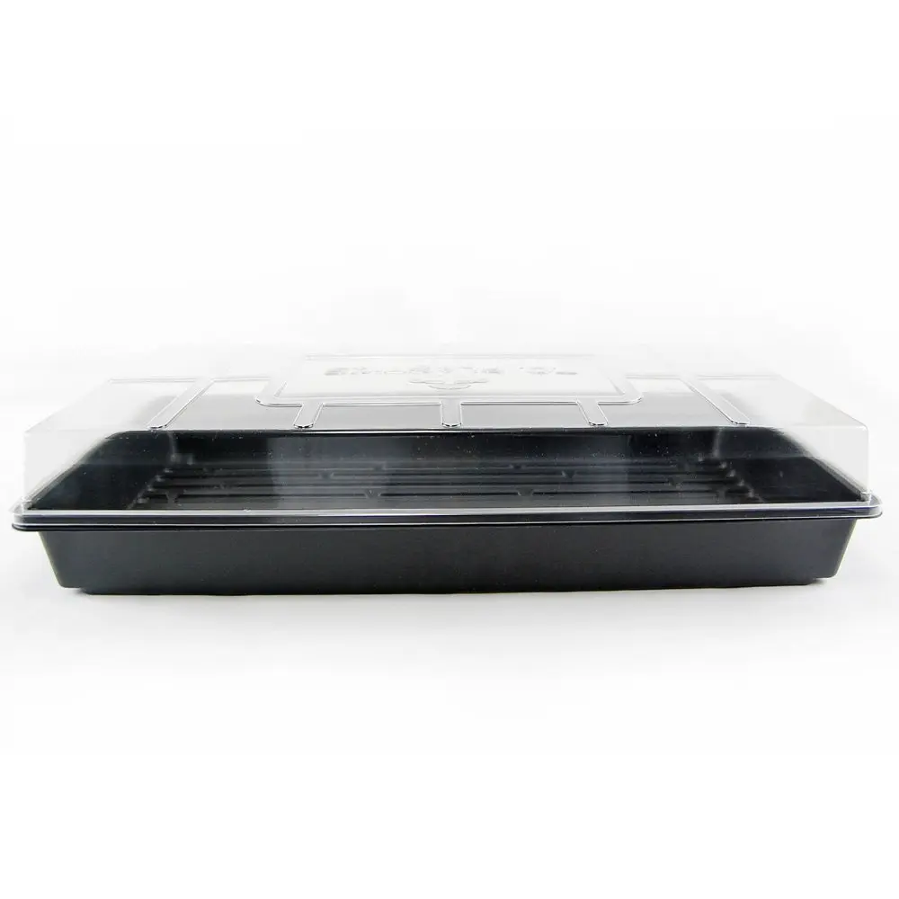 Living Whole Foods Plant Tray 10x20 Inch | Clear Plastic Humidity Dome for Seedlings - view 2