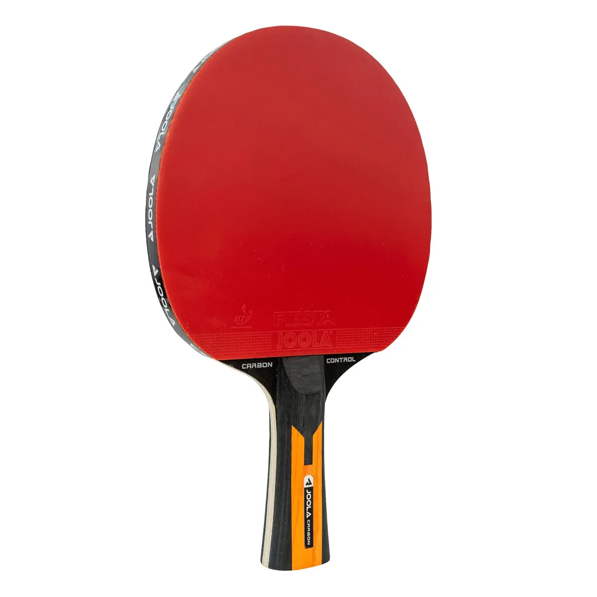 JOOLA Carbon Control Performance Ping Pong Paddle - Ergonomic Grip & Vibration Control - ITTF Approved - Professional Table Tennis Racket - Red - main product image