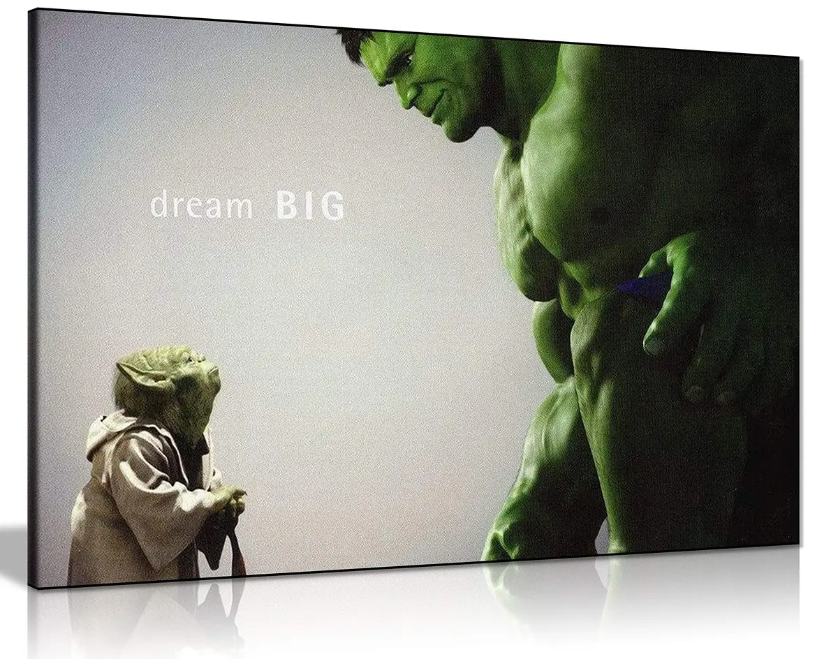 Panther Print Canvas Wall Art, Avengers Movie, 76x51cm | Vibrant Movie-Themed Print for Home & Office - main product image