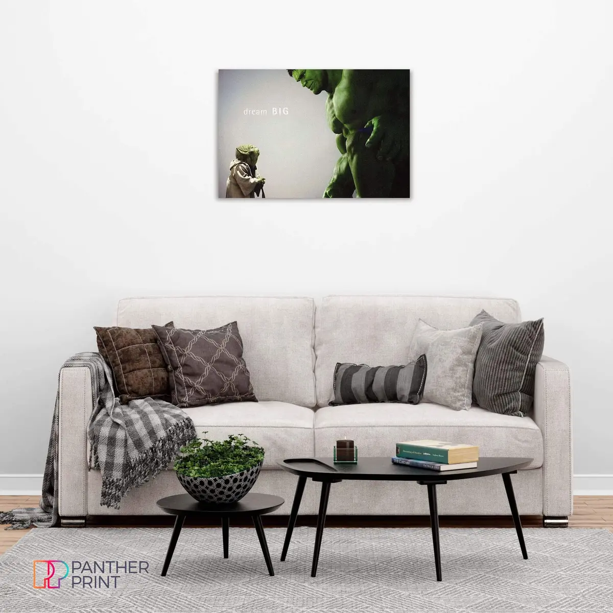 Panther Print Canvas Wall Art, Avengers Movie, 76x51cm | Vibrant Movie-Themed Print for Home & Office - view 3