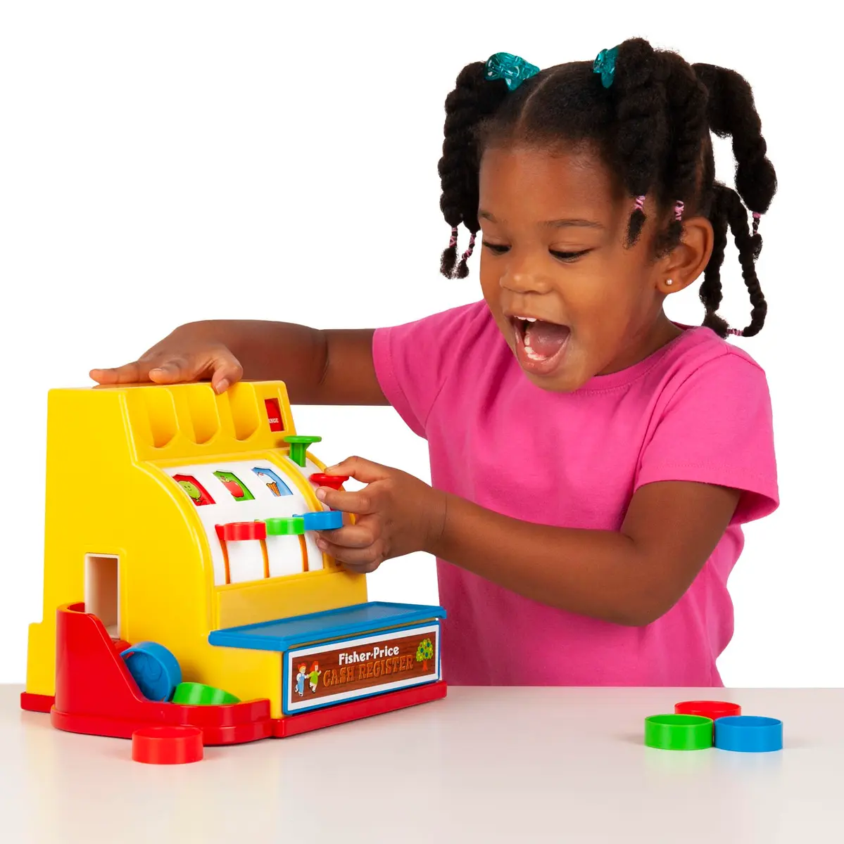 Basic Fun Retro Cash Register | Classic Pretend Play Toy for Kids Ages 2+ - view 3