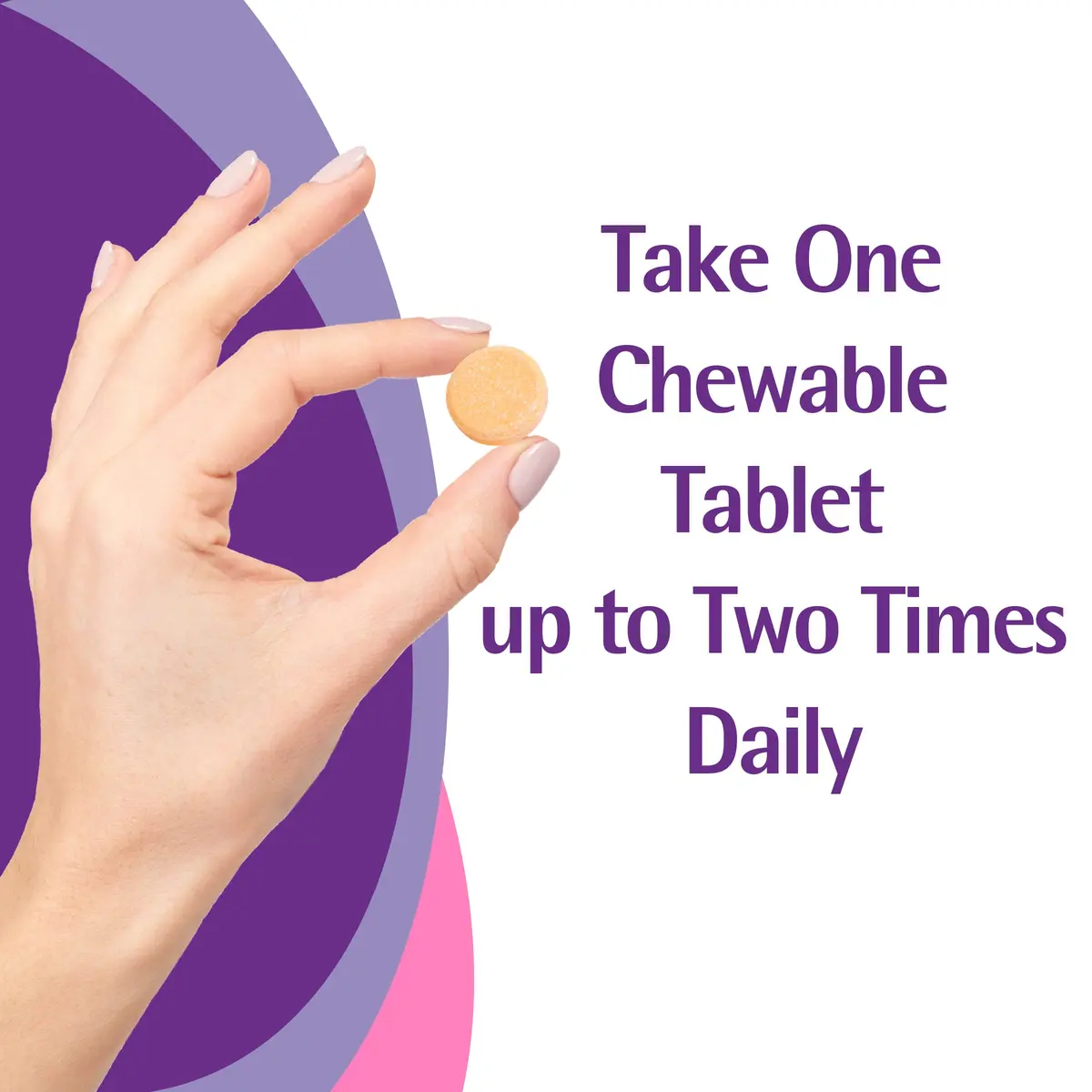 Caltrate Chewables 600 Plus D3 Calcium & Vitamin D Supplement 90 Count | Sugar-Free Bone Support - view 7