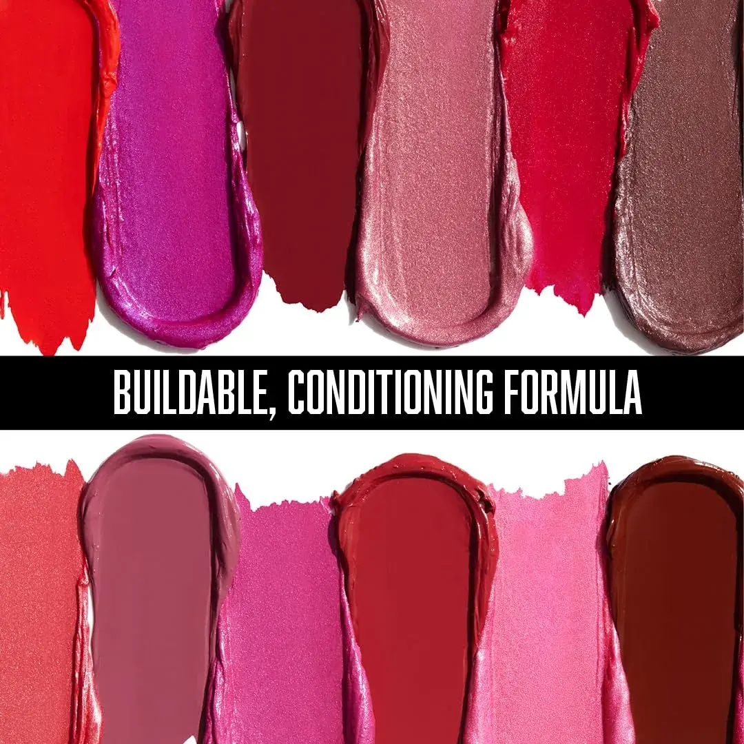 wet n wild Silk Finish Lipstick, Cherry Frost | Hydrating Rich Buildable Lip Color - view 6
