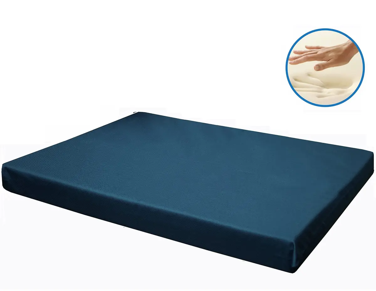 Dogbed4less Memory Foam Platform Dog Bed 45x27x3 | Orthopedic Support with Waterproof Cover - view 5