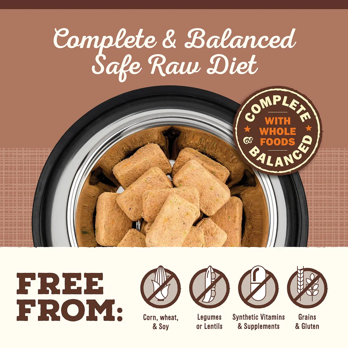 Primal Freeze Dried Raw Dog Food Nuggets, Pork, 14 oz | Complete & Balanced Nutrition for Dogs - view 6